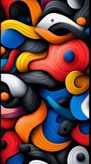 graffiti optical illusion contemporary designs