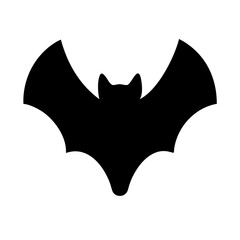 bat vector black icon