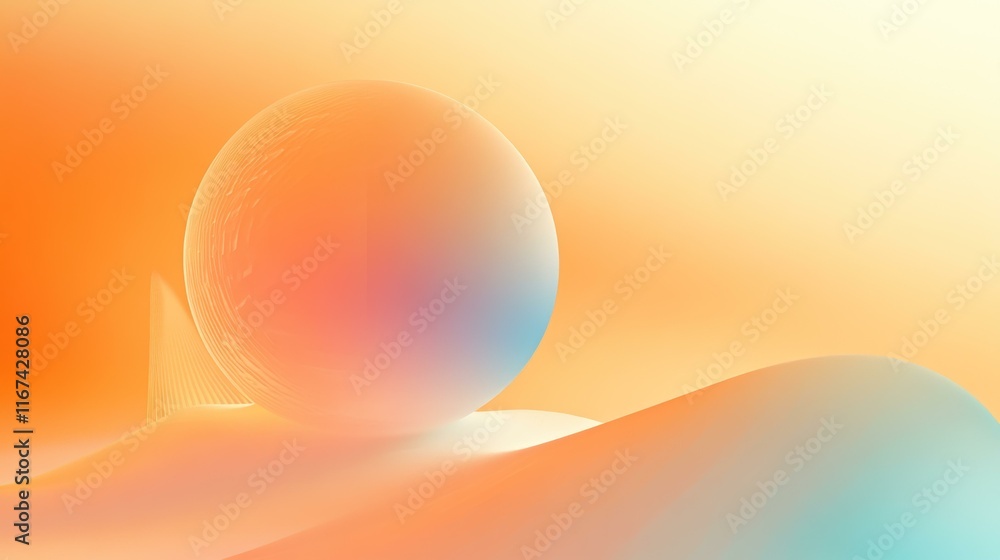 Poster abstract colorful gradient background design