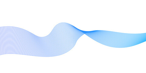 Abstract blend blue wave line science and technology futuristic blue waves,Modern technology background.  Abstract frequency sound wave lines and twisted curve lines background. Line art striped graph