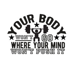  Gym t-shirt design