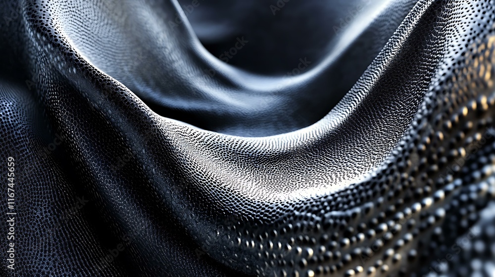 Poster abstract texture of a smooth dark material