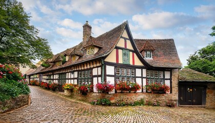 Fototapeta premium english village house