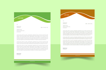 Creative and modern corporate business latter head
