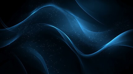 Fototapeta premium Abstract Blue Wave Background Design