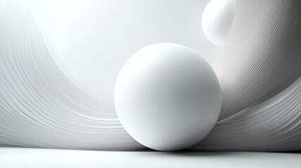 Abstract Geometric Shapes Composition