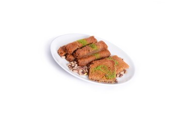Turkish desserts with syrup, traditional Turkish desserts