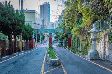 Fototapeta premium Busan, South Korea - October 13 2024 