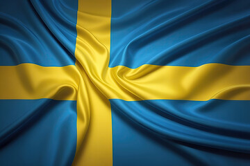 swedish flag for national Day or Independence Day of sweden