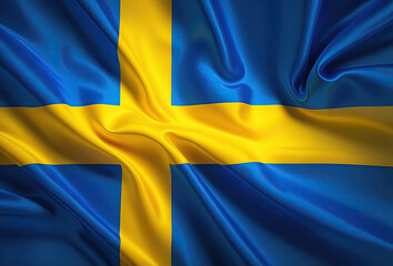 swedish flag for national Day or Independence Day of sweden