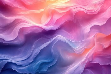 Fototapeta premium vibrant abstract background featuring swirling pastel colors blending seamlessly into one another creating a dreamy and ethereal wallpaper effect the composition radiates tranquility and creativity