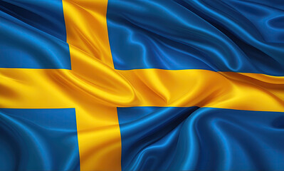 swedish flag for national Day or Independence Day of sweden