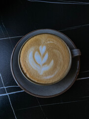 cup of delicious cappuccino
