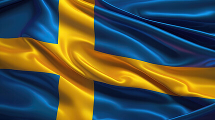 swedish flag for national Day or Independence Day of sweden