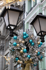 street lamp in the city