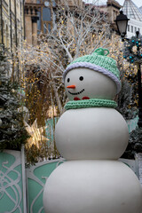 snowman in the garden