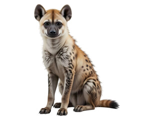 Obraz premium Behold the striking beauty of a hyena in this hyper-realistic illustration. Generated by AI.