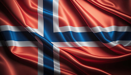 norwegian flag for national Day or Independence Day of norwegia