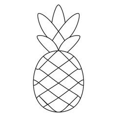 Hand Drawn Cute Coloring Book Vector Illustration. Bold and Easy Design For Adults and Kids. Coloring Page for Stress Relief and Relaxation