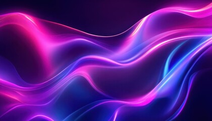Fototapeta premium Abstract flowing waves of vibrant colors in a digital design.