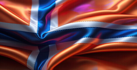 norwegian flag for national Day or Independence Day of norwegia