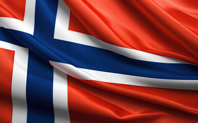 norwegian flag for national Day or Independence Day of norwegia