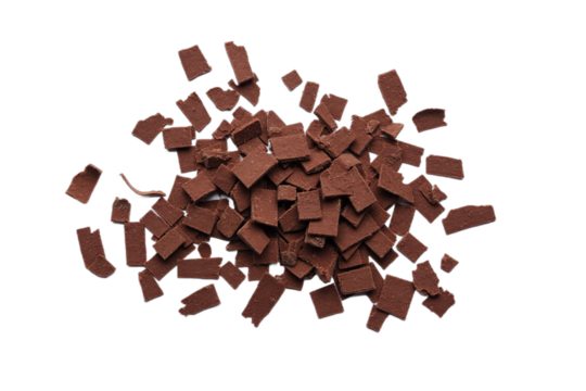 Black chalk pieces and powder flying, explosion effect isolated on white, clipping path

