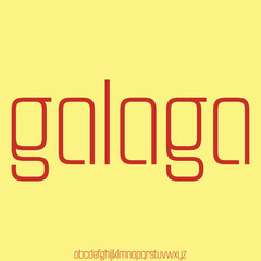 modern geometric sans serif futuristic font alphabet vector set