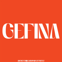 luxury and elegant alphabet font vector