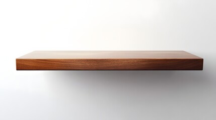 Sleek Floating Wall Mounted Wooden Shelf for Minimalist Decor