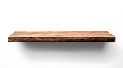 Sleek Floating Wall Shelf for Minimalist Home Decor in Natural Wood Finish