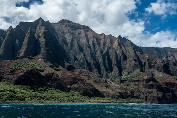 the cliffs of Na pali coast, kauai, hawaii