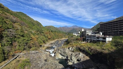 Japan landscape background