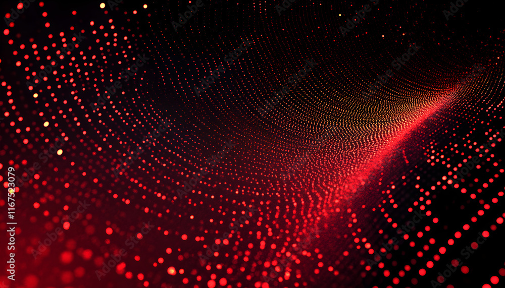 Poster abstract technology particle background