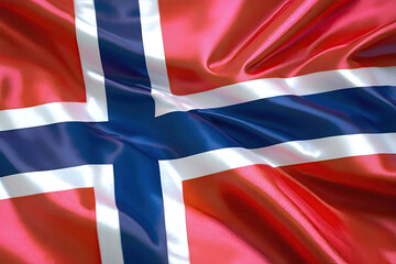 norwegian flag for national Day or Independence Day of norwegia