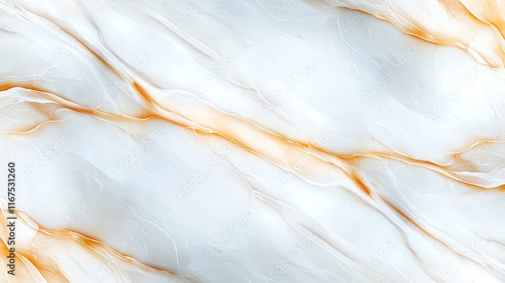 Poster abstract marble texture background in soft white and orange tones, ideal for design projects, invita