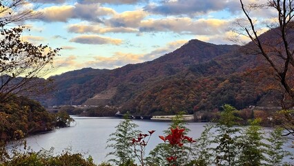 Japan landscape background