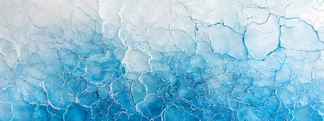 Kristallklare Eisstruktur