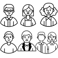 business people icons