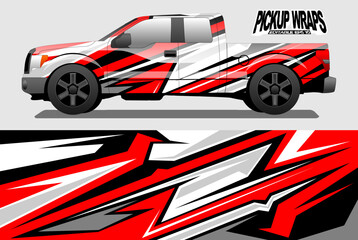 Graphic pickup vinyl wrap sticker design © Gusti