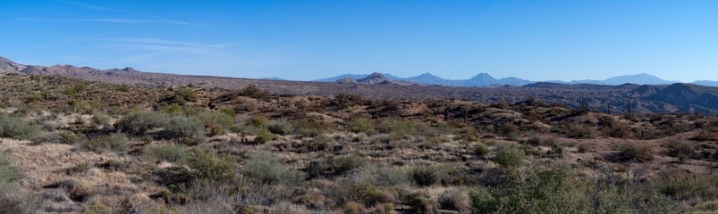 A panoramic image of Arizona Tonto National forest