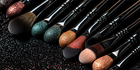 Colorful Eyeshadow Palette with Brushes