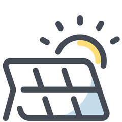 Energy linear color technology icon pack