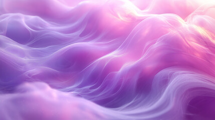 Obraz premium digital background of Heavenly wisps of smoke in a gradient of pearlescent white to soft lavender