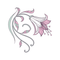unique modern feminine line art icon vector art design