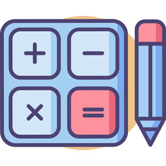 Engineering Physics constructions and tools colored icon pack