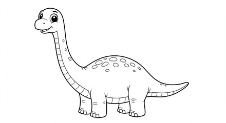 illustration Brachiosaurus Dinosaur family