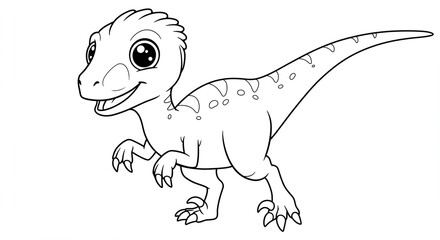 Fototapeta premium illustration Corythosaurus Dinosaur family