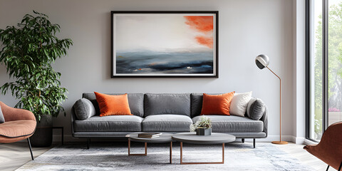 Elegant Living Room with Stylish Decor