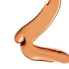 Makeup Foundation Concealer Creamy Smudge Isolated On Light Background